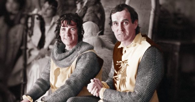 Michael Palin and John Cleese. Getty Images