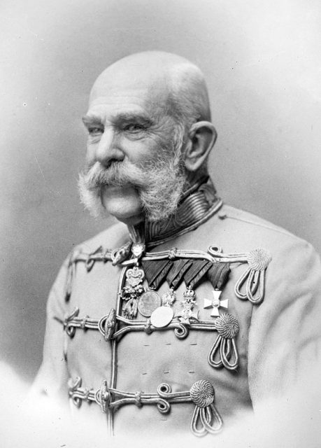 Emperor Franz Josef of Austria in uniform, undated.
