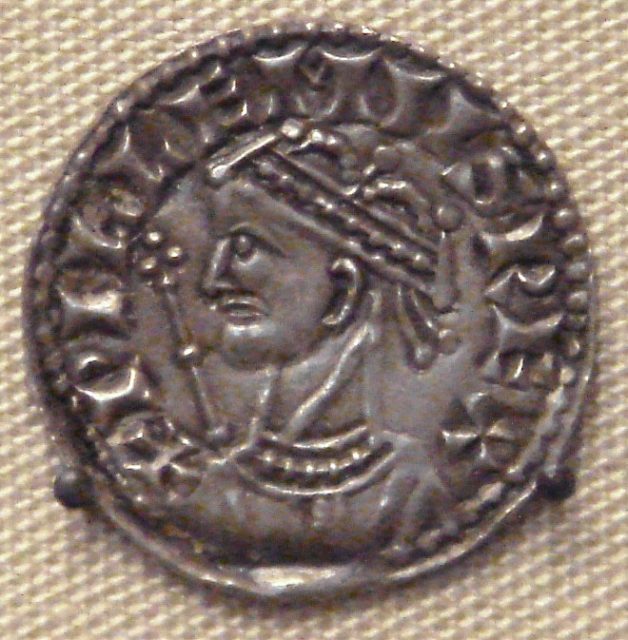 English coin of William the Conqueror.