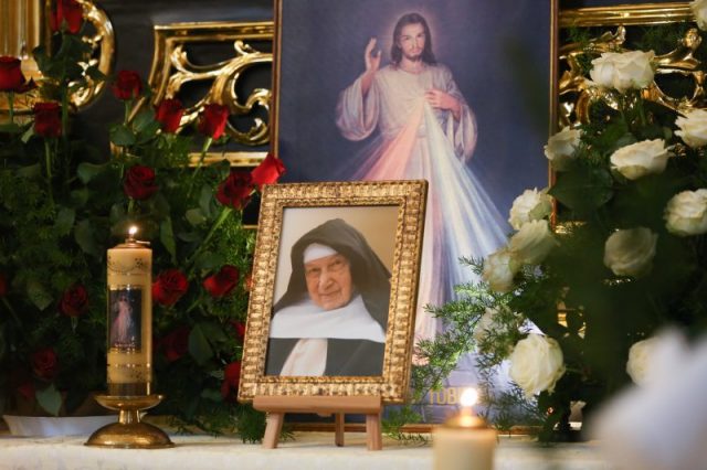 Funeral of Sister Cecylia (Photo by Beata Zawrzel/NurPhoto via Getty Images)