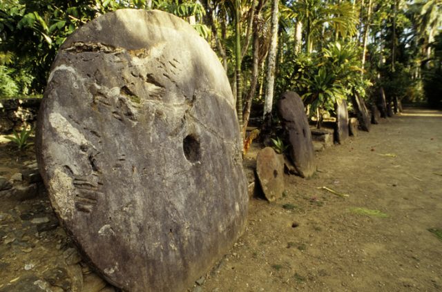 Local currency in Yap, Micronesia.