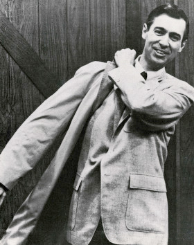 Photograph of Mister Rogers in the late 1960s.