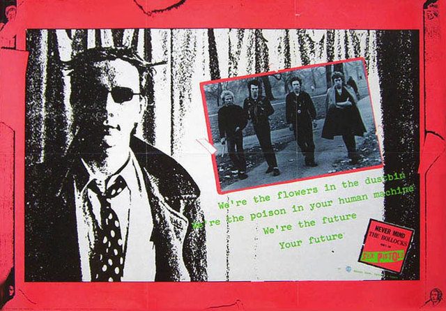 US poster for Never Mind the Bollocks, Here’s the Sex Pistols.