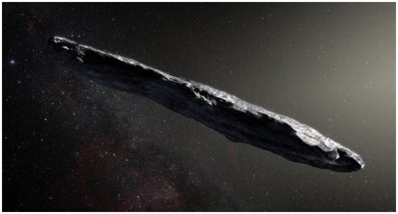 Artist's impression of of ʻOumuamua Photo by  ESO/M. Kornmesser CC BY SA 4.0