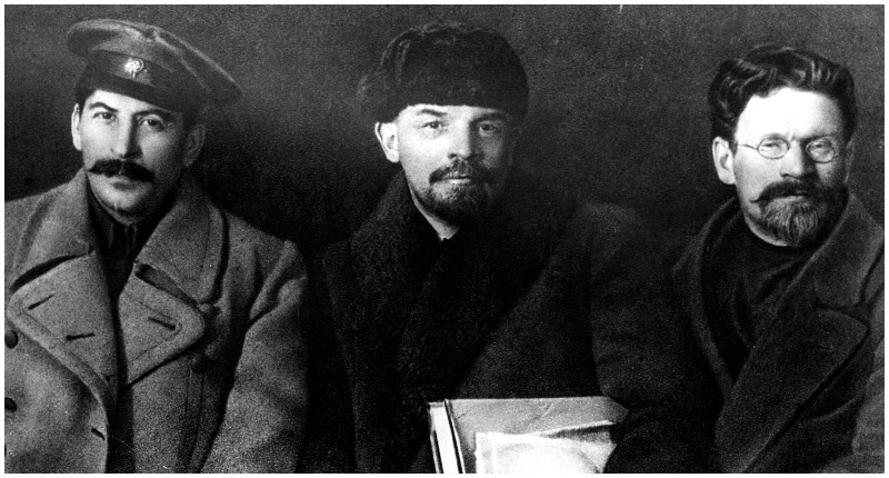 Stalin, Lenin and Trotsky