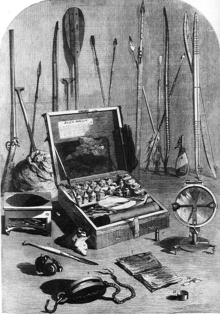 Relics of Franklin’s lost expedition found by McClintock.