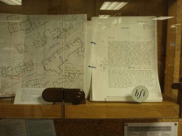 Script and map of the film High Noon displayed at the library of the British Film Institute. Photo by VVBAD CC BY 2.0