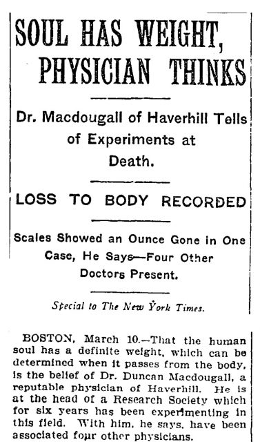 The New York Times article from March 11, 1907.