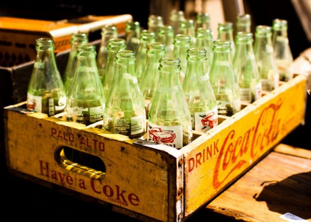 Vintage Coca Cola Bottles. Photo by cielodlp CC BY 2.0