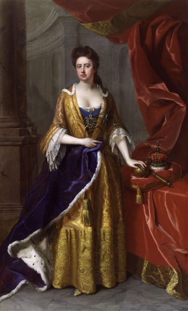 Queen Anne, 1705.