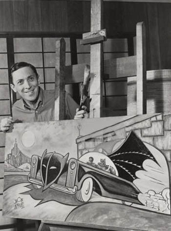 Photo of Batman creator, Bob Kane.