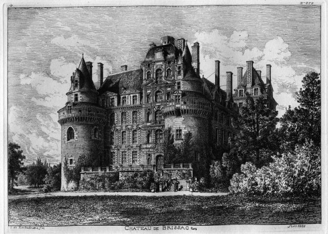 Château de Brissac by Octave de Rochebrune (1888).