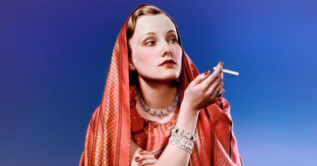 “Girl in Red” advertisement for Lucky Strike; shot by Nickolas Muray, a photographer enlisted by Bernays to help popularize feminine thinness and cigarette smoking.