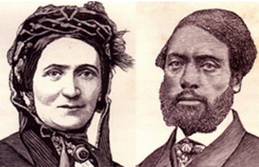 Ellen and William Craft, fugitive slaves and abolitionists.