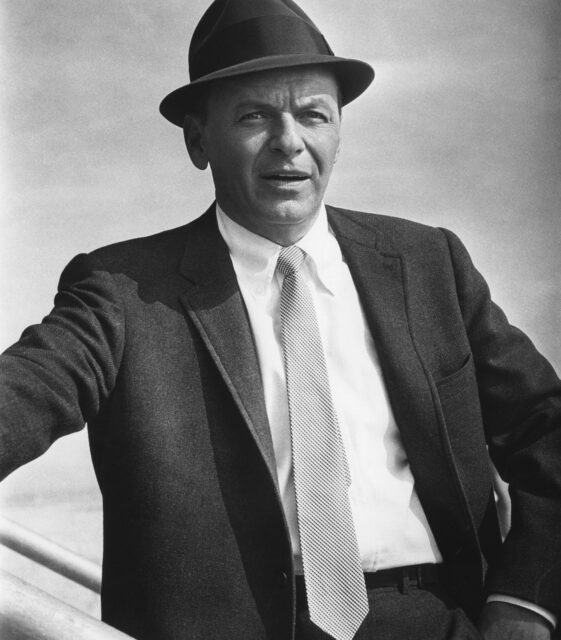 Headshot of Frank Sinatra.
