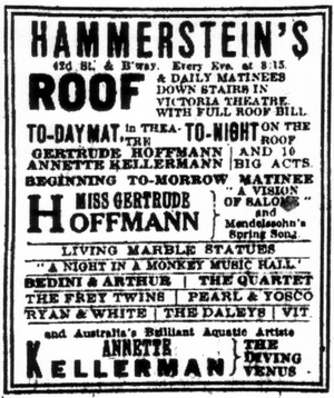 Advertisement from The New York Times, July 18, 1909