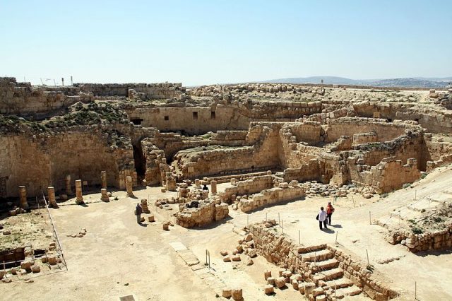 Herodion excavations. Photo by Idobi CC BY-SA 3.0