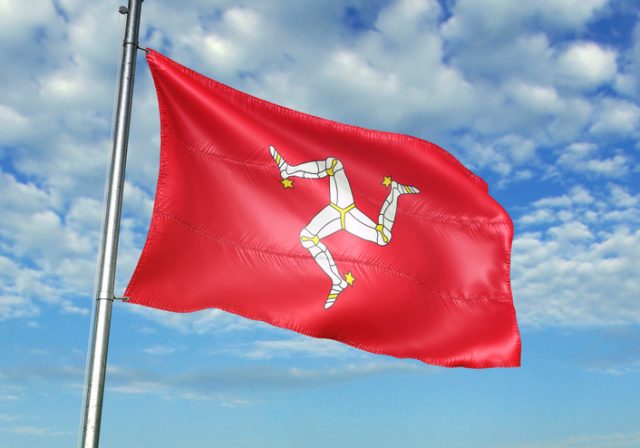 Isle of Mann flag.