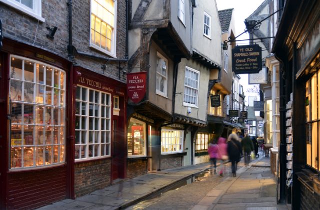 Probably the most famous street in York, Shambles has been a shopping street since Tudor times and is possibly Europe’s most visited street.