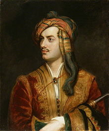 Lord Byron painted by Thomas Phillips in 1813. Venizelos Mansion, Athens (the British Ambassador’s residence).