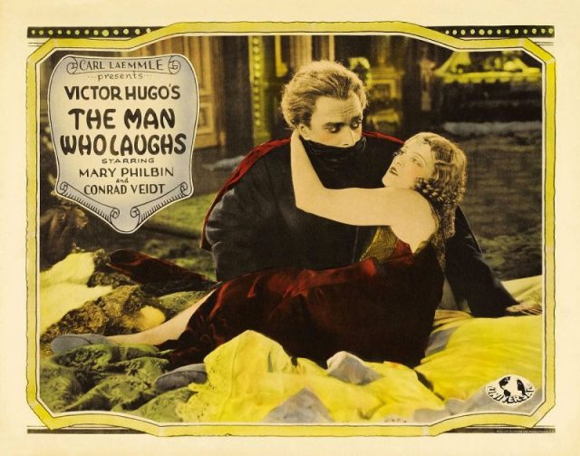 Poster for the 1928 film The Man Who Laughs.