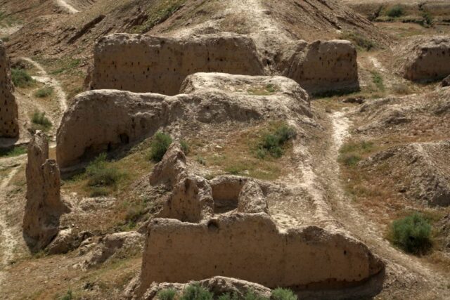 Aerial view of the ancient city of Nippur