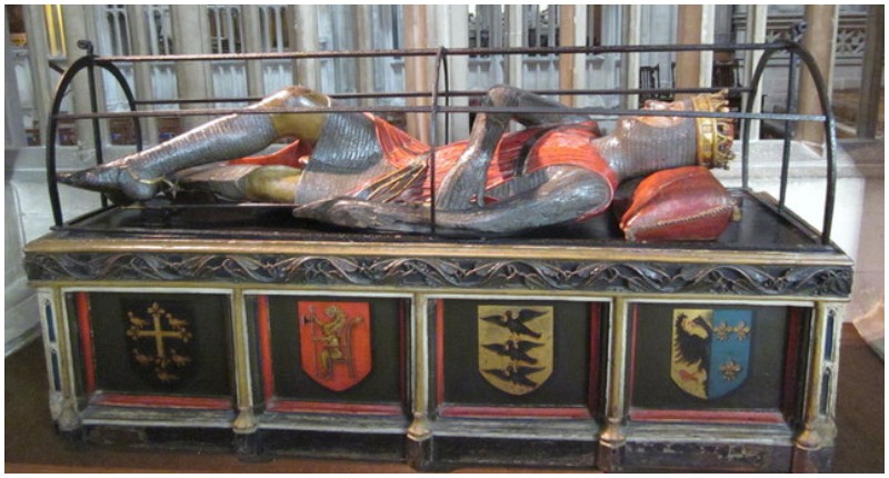 Gloucester Cathedral. Tomb and Effigy of William the Conqueror's eldest son. Photo by Roy Hughes CC BY-SA 2.0