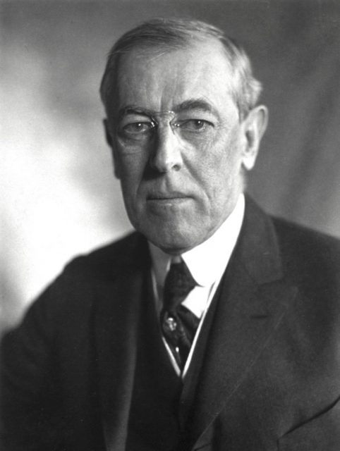 Portrait of Woodrow Wilson. Photo by Soerfm CC BY-SA 4.0