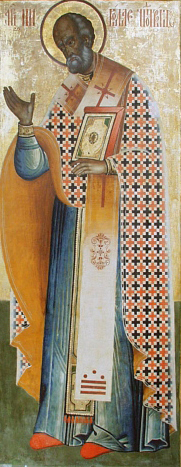 Saint Nicholas, Russian icon from first quarter of the 18th century (Kizhi monastery, Karelia)