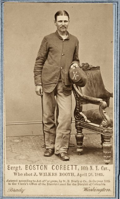 Sgt. Boston Corbett, Union Army.