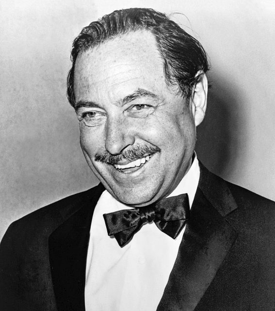 Tennessee Williams, American playwright.