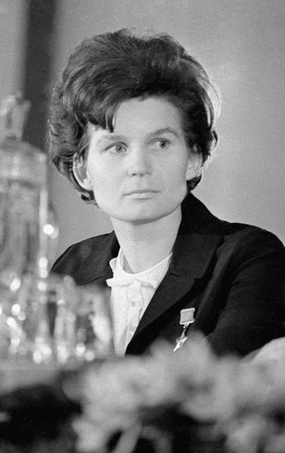 Tereshkova in 1970. Photo byRIA Novosti archive, Alexander Mokletsov CC-BY-SA 3.0