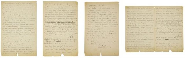 Letter 716: Vincent van Gogh and Paul Gauguin to Emile Bernard. Arles, Thursday 1st or Friday 2nd November, 1888.
