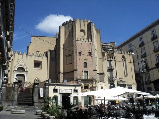 Church of San Domenico Maggiore. Photo by IlSistemone CC BY-SA 3.0