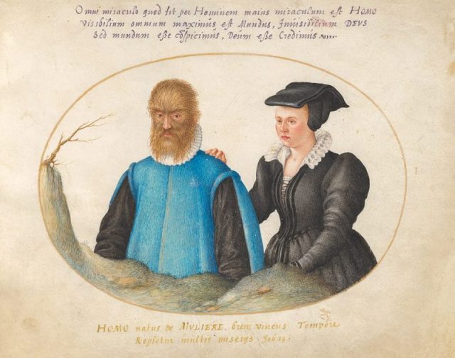 Petrus Gonsalvus and Catherine.