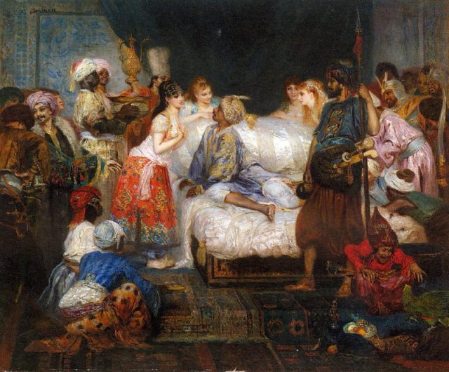 Scene from the Harem by Fernand Cormon, c. 1877.