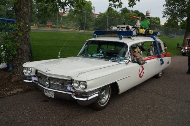 Cadillac station wagon “Ectomobile.” Photo by Greg Gjerdingen CC BY 2.0