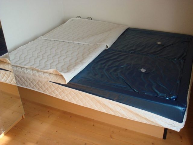 Softside Waterbed inside 160x200cm with heating and two waterchambers