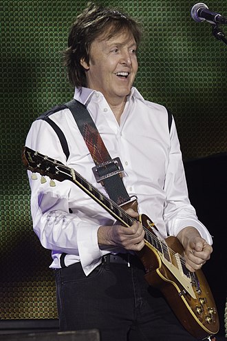 Paul McCartney performing on April 19, 2014 at Estadio Centenario in Montevideo, Uruguay. Photo by Jimmy Baikovicius CC BY-SA 2.0