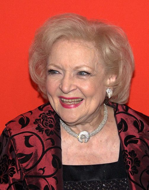 Betty White at the Time 100 gala in 2010. Photo by David Shankbone CC BY 2.0
