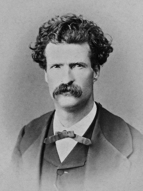 Mark Twain in 1867.
