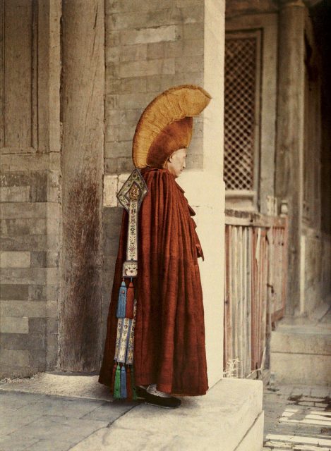Buddhist lama, Beijing, China, 1913.