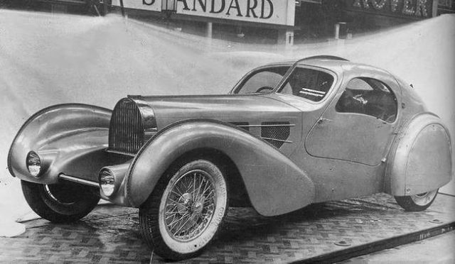 1935 Bugatti Type 57 Aérolithe. Photo by Unknown – old images CC BY-SA 3.0