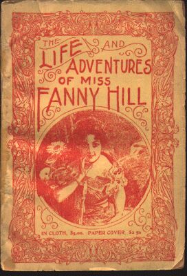Cover of an American edition of Fanny Hill.