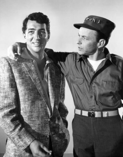 Dean Martin and Frank Sinatra, 1958