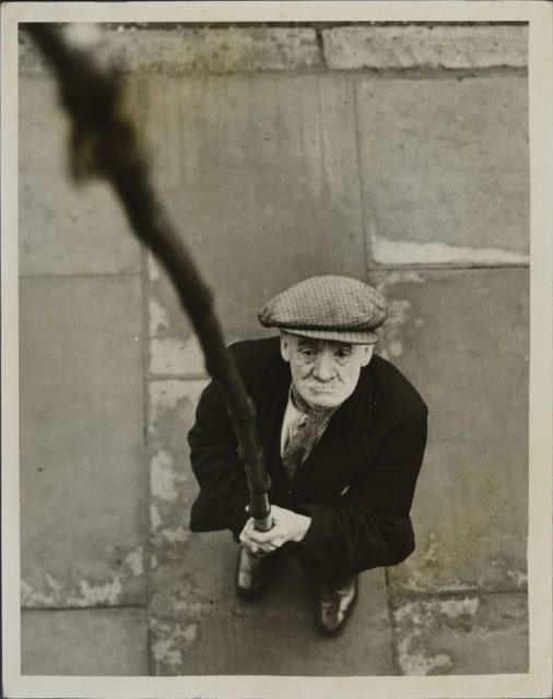 An alarm clock rouses oldest knocker-up. Photo by Hulton Archive/Getty Images