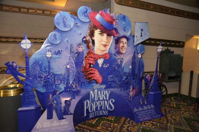 El Capitan Theatre Presents a Special Opening Night Fan Event For Disney’s ‘Mary Poppins Returns’ Photo by Michael Tullberg/Getty Images