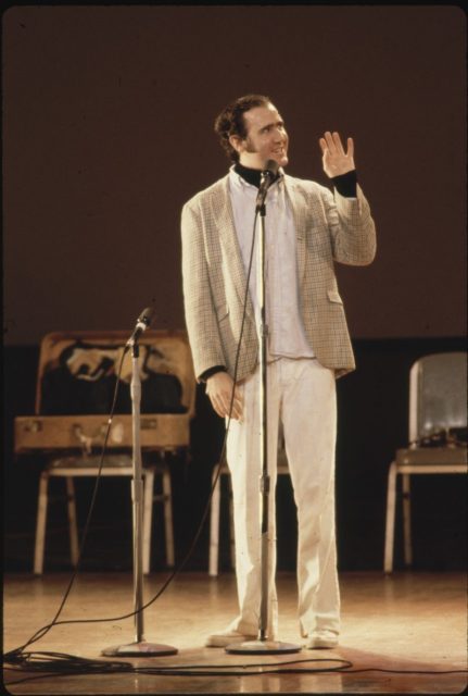Andy Kaufman during performance at Carnegie Hall. Photo by Ted Thai/The LIFE Picture Collection/Getty Images