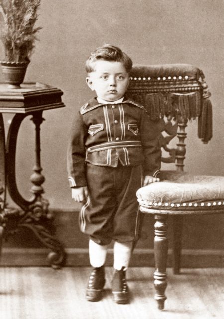 Calouste Gulbenkian at age three.