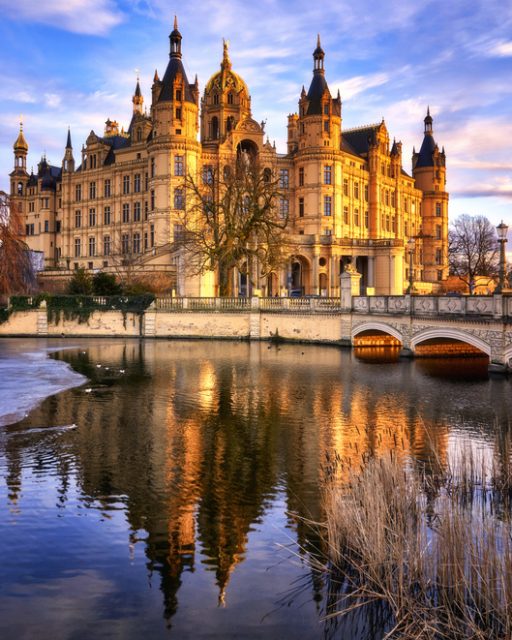 Schwerin Castle, Schwerin, Mecklenburg-Vorpommern, Germany.